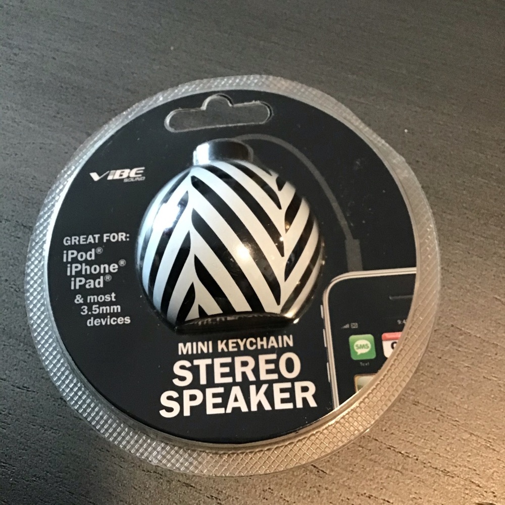 VIBE SOUND MINI KEYCHAIN STEREO SPEAKER